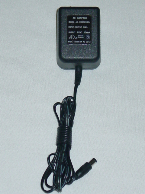 NEW AD-0900200AU AC Adapter 9VAC 200mA AD0900200AU